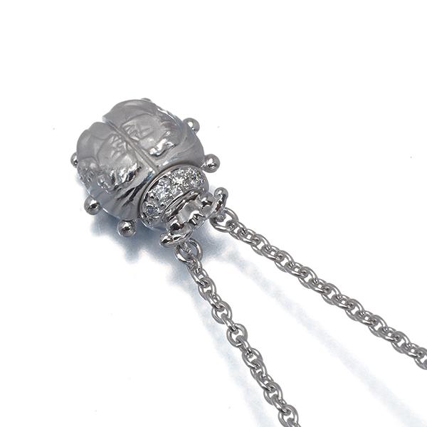 カレライカレラ ネックレス ダイヤ ダイヤモンド アダム＆イヴ スカラベ アニマル 艶消し K18WG BLJ |  | 01