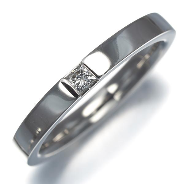 ニ*コ様 ハリーウィンストン プリンセスカット 指輪 PT950 HarryWi ハリー・ウィンストン（HARRY WINSTON） リング ダイヤ ダイヤモンド