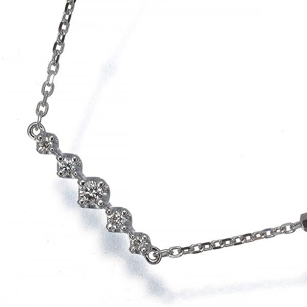 4℃ ブレスレット ダイヤ ダイヤモンド カットボール ステーション K18WG BLJ/GENJ | 4℃ | 01