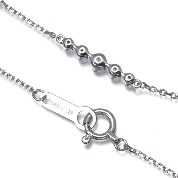 4℃ ブレスレット ダイヤ ダイヤモンド カットボール ステーション K18WG BLJ/GENJ | 4℃ | 02