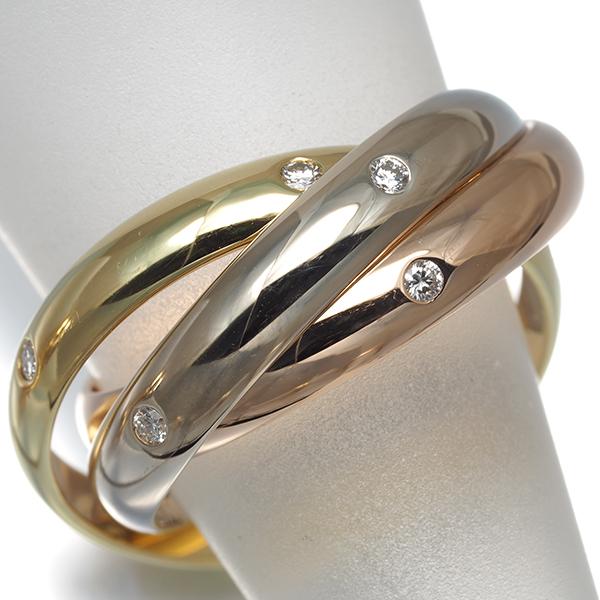 Cartier（カルティエ） トリニティ リング ダイヤ ダイヤモンド スリー