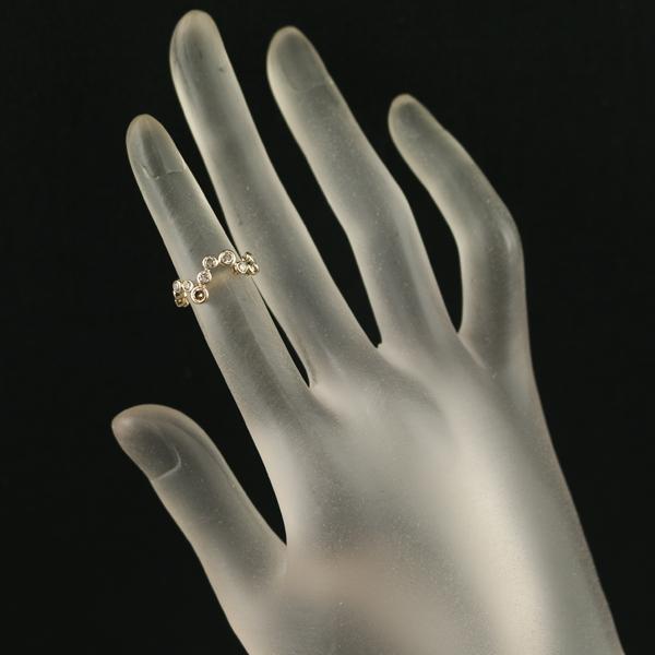 カシケイ リング ブラウン&クリア ダイヤ ダイヤモンド 0.40ct ベゼル