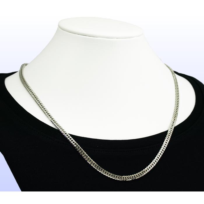 喜平 ネックレス Pt850 6面ダブル 30g 50cm プラチナ キヘイ 新品 SZK