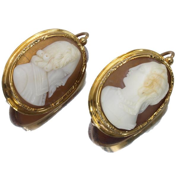 アンティークの逸品 シェルカメオ カメオブローチ ピアス GENJ 限界
