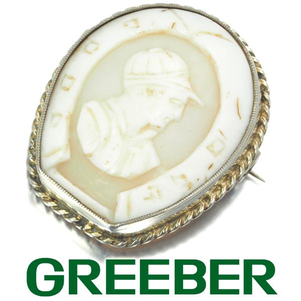 シェル カメオ アンティーク 男性の横顔 ブローチ Sv925 Genj 限界値下げ品 グリーバー 通販 Yahoo ショッピング