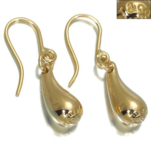 超歓迎 ティファニー K18yg 中古 Blj フック ティアドロップ ピアス ピアス Popschooltwenterand Nl