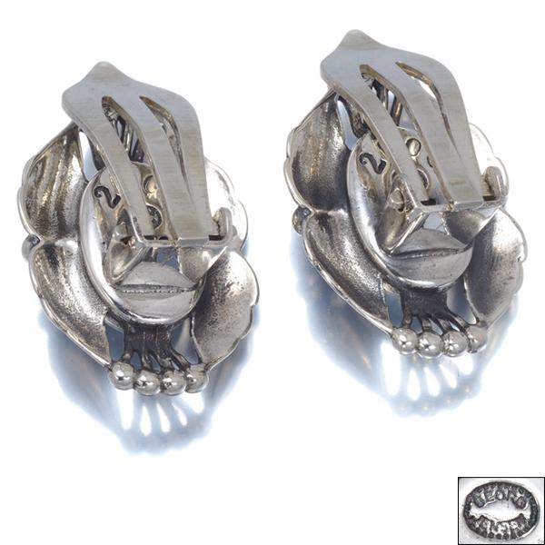 Georg Jensen（ジョージ ジェンセン） イヤリング ヘマタイト