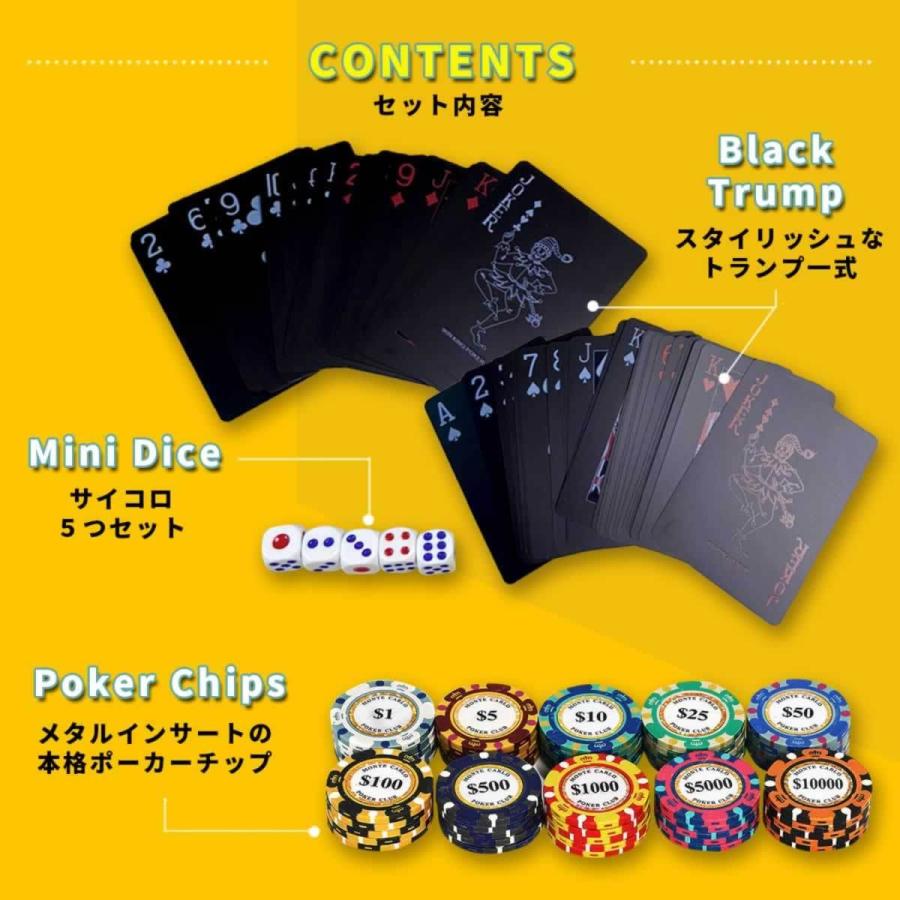 カジノチップ コイン 合計271枚 THE ULTIMATE POKER CHIP サイコロ・トランプ ケース入り