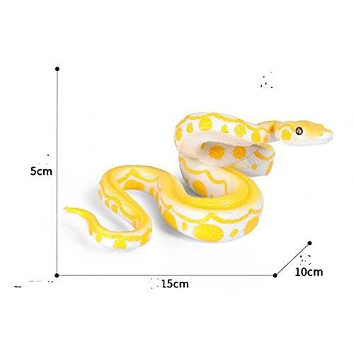 人気no 1 シミュレーションヘビおもちゃリアルなpythonコブラモデルハロウィーンいたずら怖いヘビ偽の動物のおもちゃ Yellow Python 手品 Www We Job Com