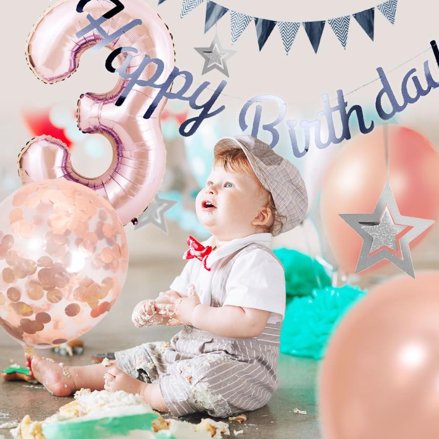 誕生日 飾り付け 32点セット ガーランド バルーン 風船 ハッピーバースデイ Happy Birthday サプライズ お祝い A ガリペット 通販 Yahoo ショッピング