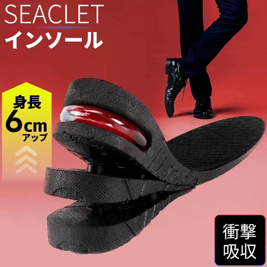 SALE／98%OFF】 シークレットインソール 中敷き 身長アップ 3㎝ 男女兼用 ヒール