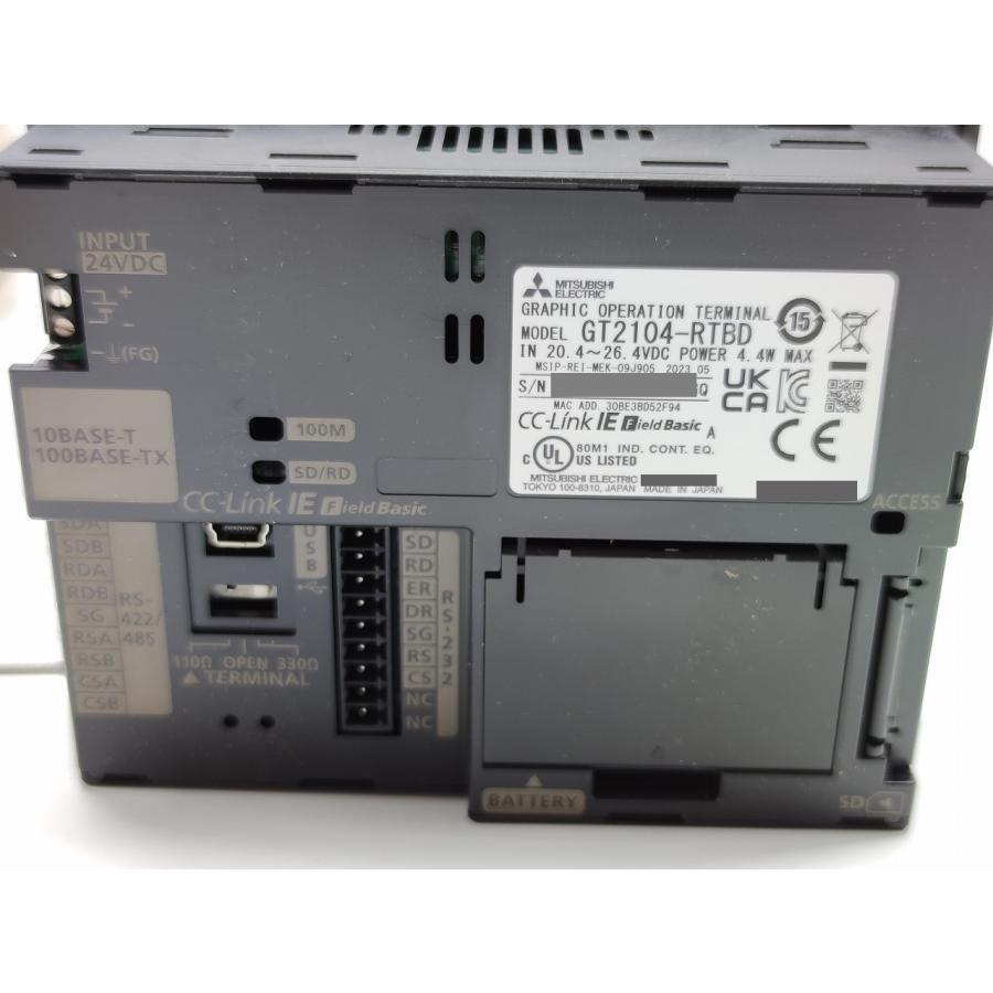インボイス対応 2023年製 箱マジック書込あり 未使用 三菱 GOT GT2104 