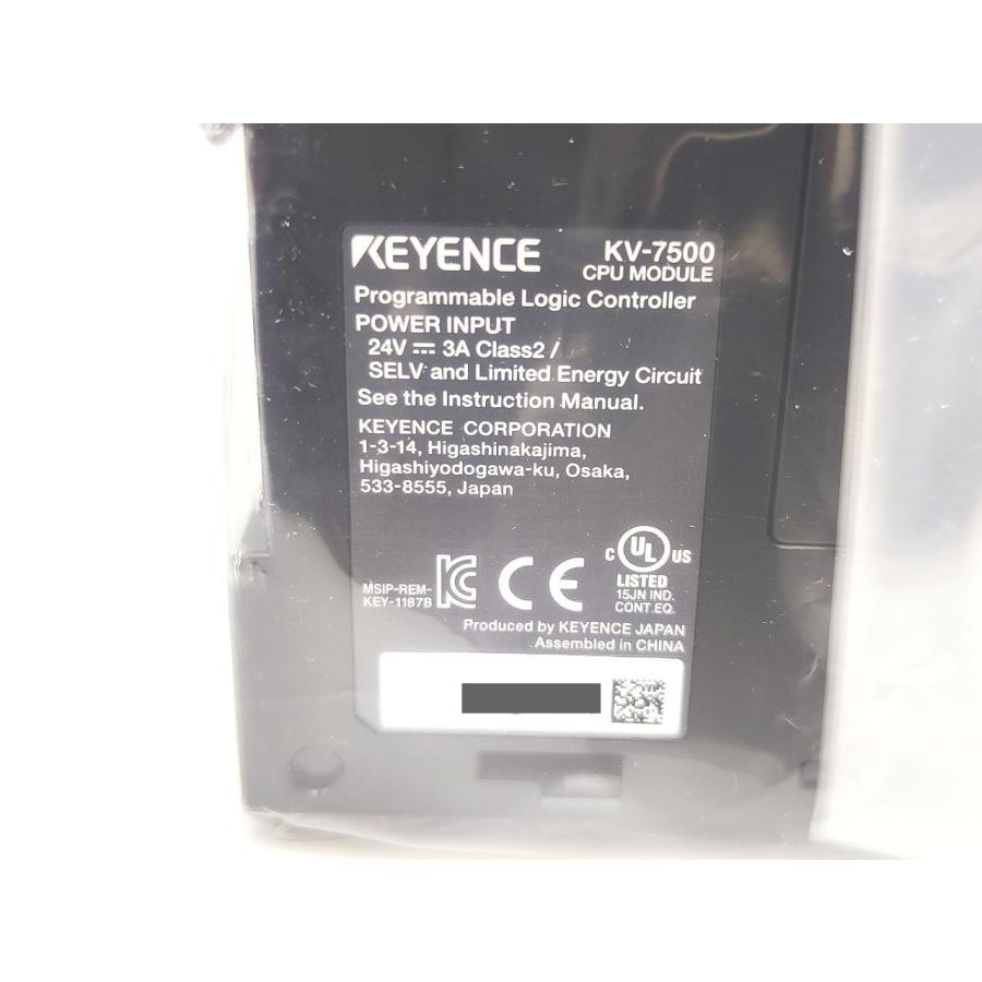 インボイス対応 箱いたみあり 新品 キーエンス KEYENCE KV-7500 インボイス対応 箱いたみあり 新品 キーエンス KEYENCE KV-7500