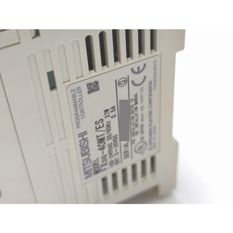 インボイス対応 中古 三菱 FX3G-40MT/ES と FX3G-CNV-ADP セット