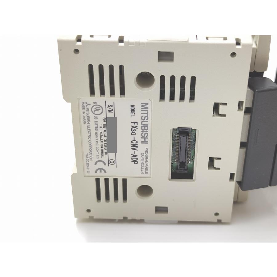 インボイス対応 中古 三菱 FX3G-40MT/ES と FX3G-CNV-ADP セット