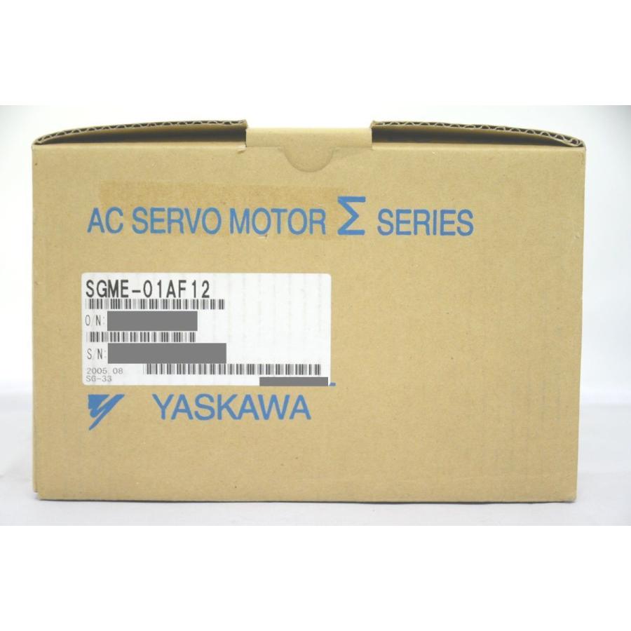 インボイス対応 箱いたみあり 未使用 安川 YASKAWA SGME-01AF12 ACサーボモータ