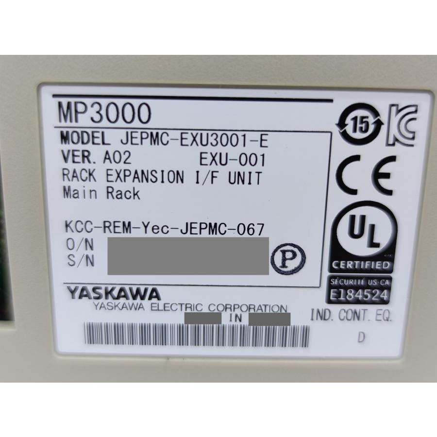 インボイス対応 中古 YASUKAWA 安川電機 MP3000 JEPMC-EXU3001-E インボイス対応 中古 YASUKAWA 安川電機 MP3000 JEPMC-EXU3001-E