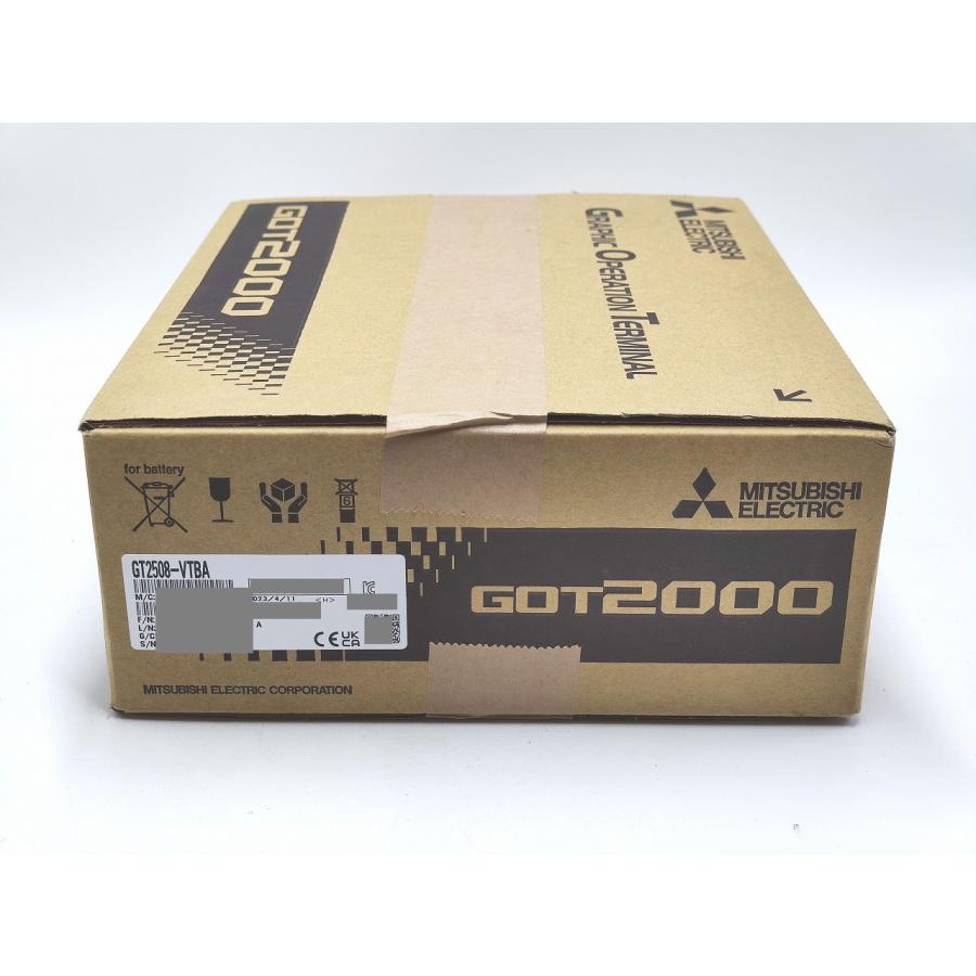 インボイス対応 箱少しいたみあり 2023年製 新品 三菱 GOT GT2508-VTBA