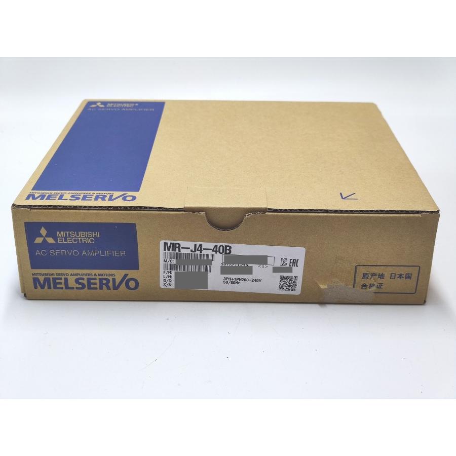 インボイス対応 箱いたみあり 未使用 三菱 サーボアンプ MR-J4-40B