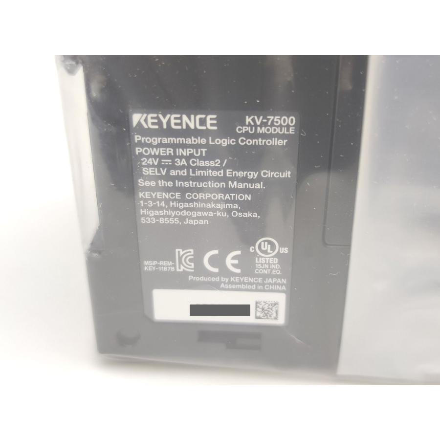 インボイス対応 箱いたみあり 新品 キーエンス KEYENCE KV-7500 インボイス対応 箱いたみあり 新品 キーエンス KEYENCE KV-7500