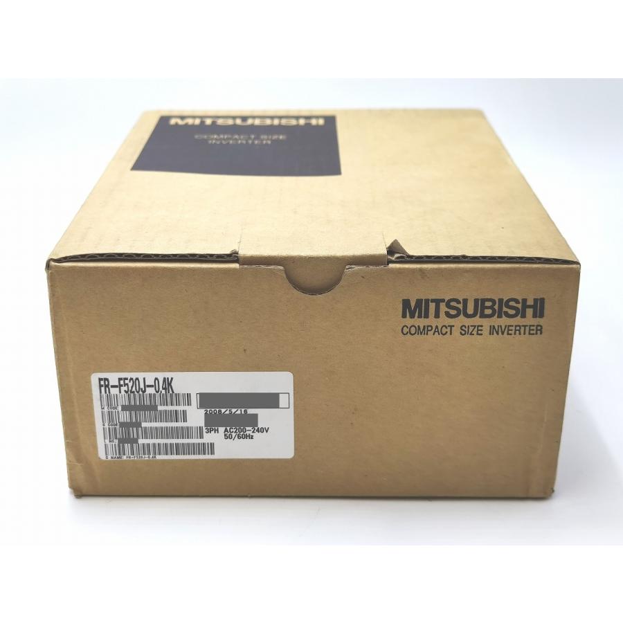 インボイス対応 箱いたみあり 未使用 三菱 インバータ FR-F520J インボイス対応 箱いたみあり 未使用 三菱 インバータ FR-F520J