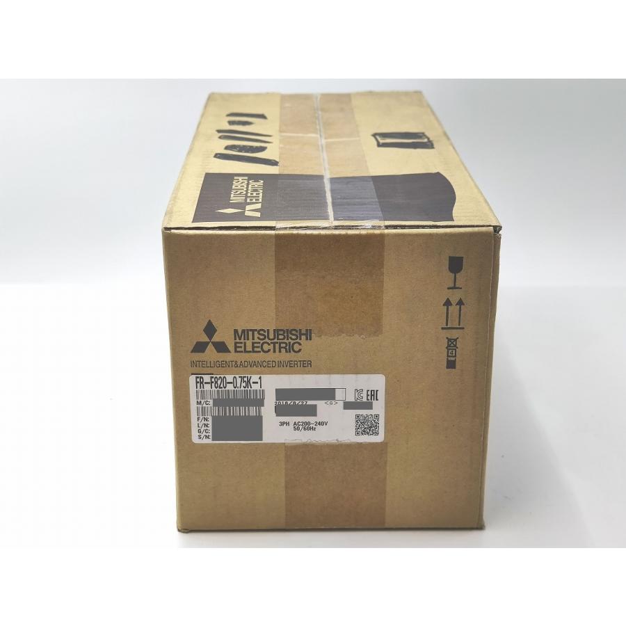 インボイス対応 箱マジック書込あり 新品 三菱 インバータ FR-F820 