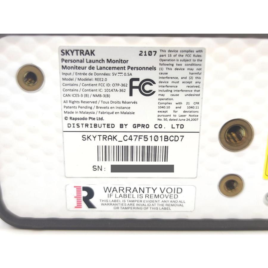 ジャンク品 電源投入OK SKYTRAK スカイトラック ゴルフシミュレーター