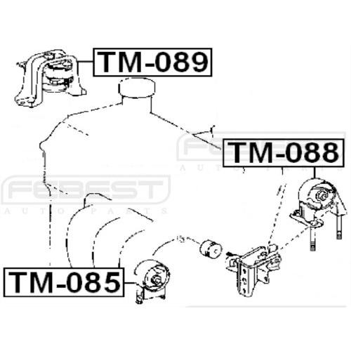 直販格安 12371-21020/1237121020-トヨタ用リアエンジンマウント