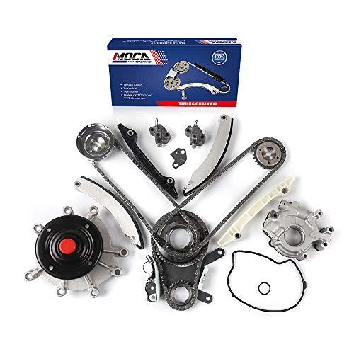 MOCAタイミングチェーンキット&ウォーターポンプキット&オイルポンプ2002用2003ダッジ・ラム1500&ジープ・リバティ3.7 L V