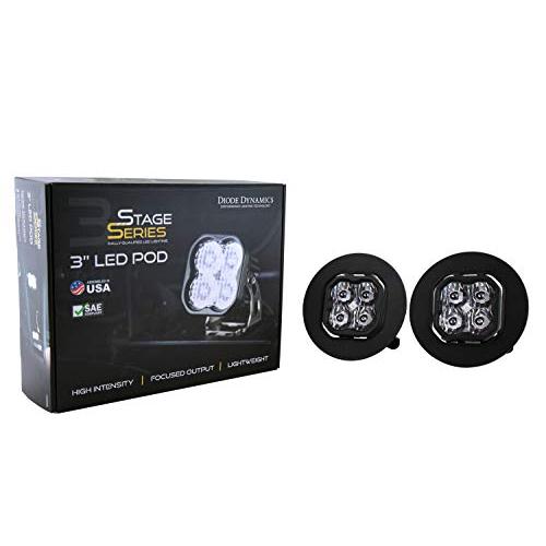 激安、お得 Diode Dynamics SS 3 LEDフォグライトキットGMC Sierra 2500/3500 2007-2014対応、Yellow SAE Fog Sport