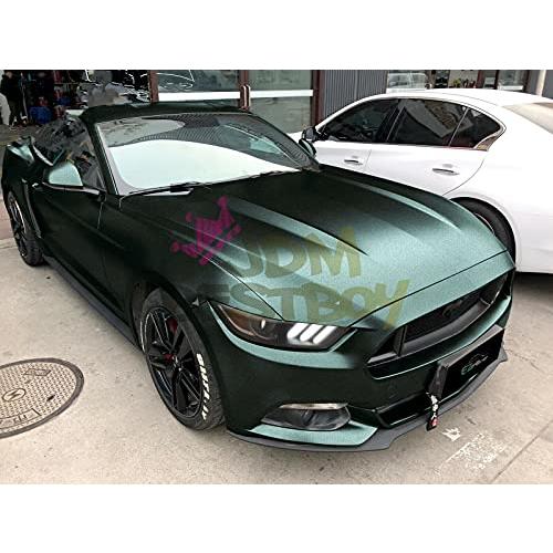 オンラインショップ通販 JDMBESTBOYフリーツールキットNew Premium Matte Metallic Satin Pearl Dark Green Car Vinyl Vehicle Wrap Automotive Sticker Decal Wrapping Film with