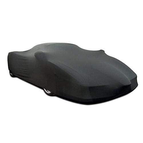 メルセデス・ベンツSLS AMGブラックシリーズ (ブラック) 対応インドアカーカバーカスタムフィットストレッチソフトファブリック