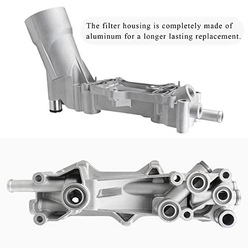 正規品クラシック 926-876アルミエンジンオイルクーラーエンジンオイルフィルター付きハウジングアダプター組立センサーは2011-2016クライスラー200 300ダッジ・アヴェンジャ