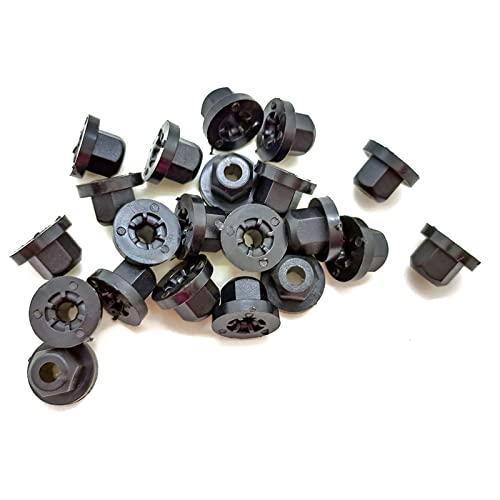 GZDIELINGE 50個外装プラスチックボディナットフランジクリップ16131176747 BMW Clips E 30 E 32 E
