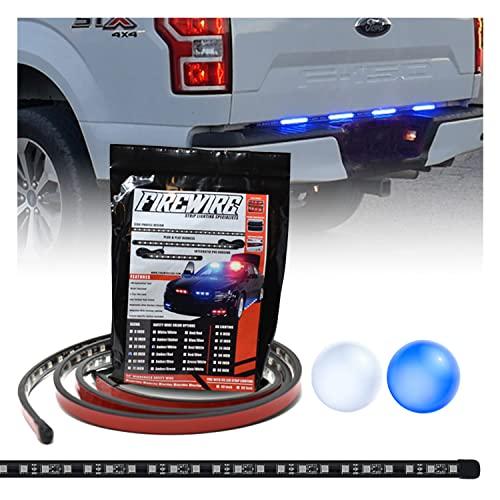 Firewire Leds Emergency Truck Strobe LightsBlue White Safety Vehicle