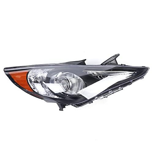 Qbkmfbudヘッドライトアセンブリfor 2011 2012 2013 2014ヒュンダイ・ソナタヘッドライトアセンブリハロゲン