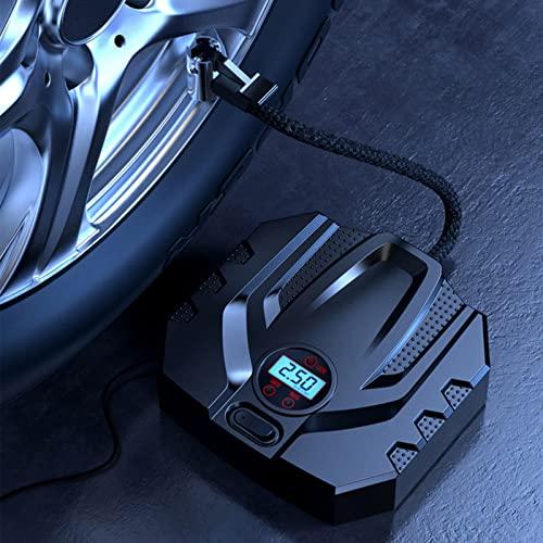 Usdian Car Wired Digital Display Inflator Pump， Car Tire Inflator