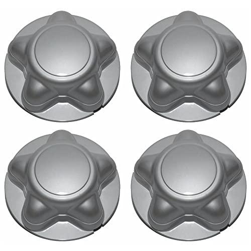 ALK for Steel Wheel SILVERセンターハブキャップSET 4個 B0BLL7DBP5Greenbeach 通販