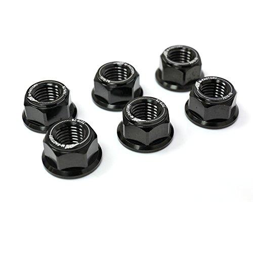 もらって嬉しい出産祝い Autobahn 88 Motorcycle Sprocket Nut Dressup Kit対応Ducati Scrambler 800 Urban Enduro 2015-2016 (Black) (6本セット)