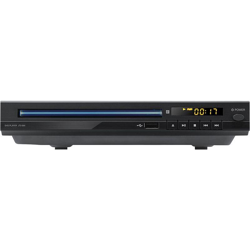 グリーンハウス HDMI対応DVDプレーヤー コンパクトデザイン HDMIケーブル付属 JT3-300 ブルーレイ、DVDレコーダー 