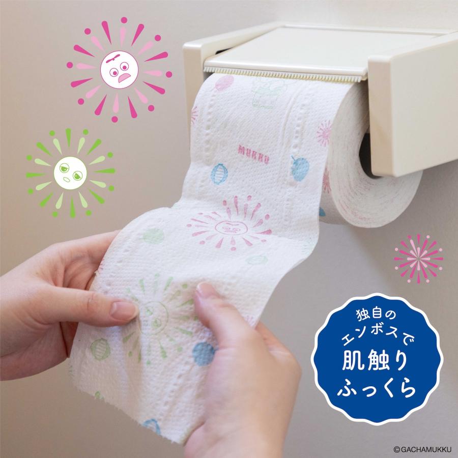 丸富製紙 夏限定 ガチャピン・ムック 夏祭り ダブル トイレット 丸富製紙 夏限定 ガチャピン・ムック 夏祭り ダブル トイレット