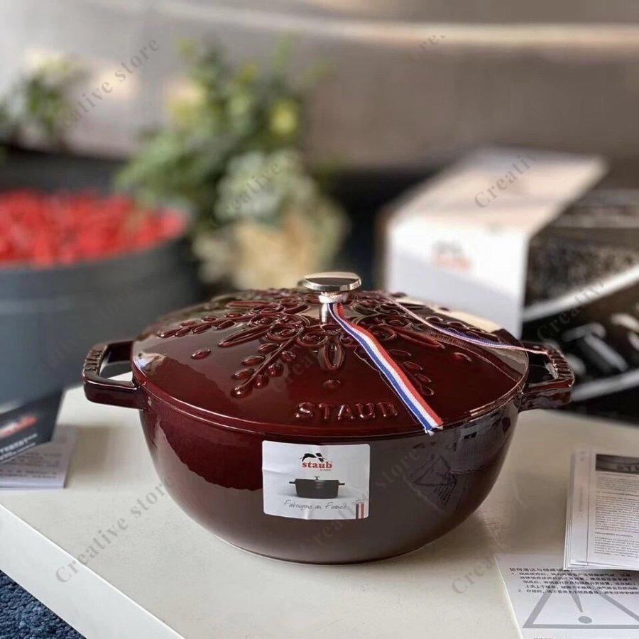 ストウブ フレンチルースター ココット グランブルー 24 STAUB