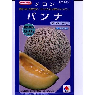 メロン種 タキイ交配 アイテム勢ぞろい パンナ 種のことならお任せグリーンデポ タキイ種苗のネットメロン品種です