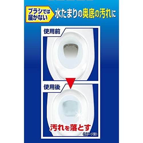 トイレ洗浄中 水洗トイレの便器の底(水溜り部分)洗浄剤 フレッシュミントの香り 6錠 (ブルーレットブランド)