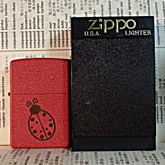ZIPPO Ladybug Robin Red Matte てんとう虫 : 雑貨屋さんぽ - 通販 