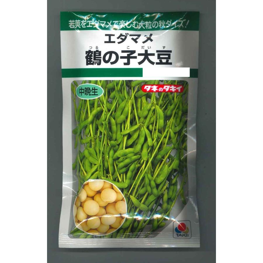 枝豆 鶴の子大豆 60ml(約70粒)タキイ種苗 （株）GF : グリーンロフト