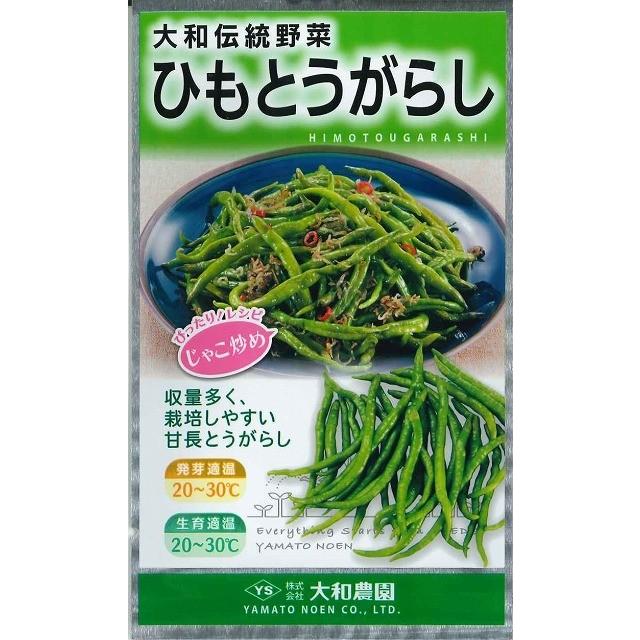 とうがらし ひもとうがらし 1ml 大和農園 57 グリーンロフトネモト 通販 Yahoo ショッピング