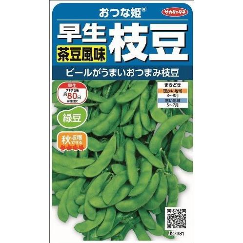 枝豆 おつな姫 約40粒 サカタのタネ 実咲 2270 グリーンロフトネモト 通販 Yahoo ショッピング