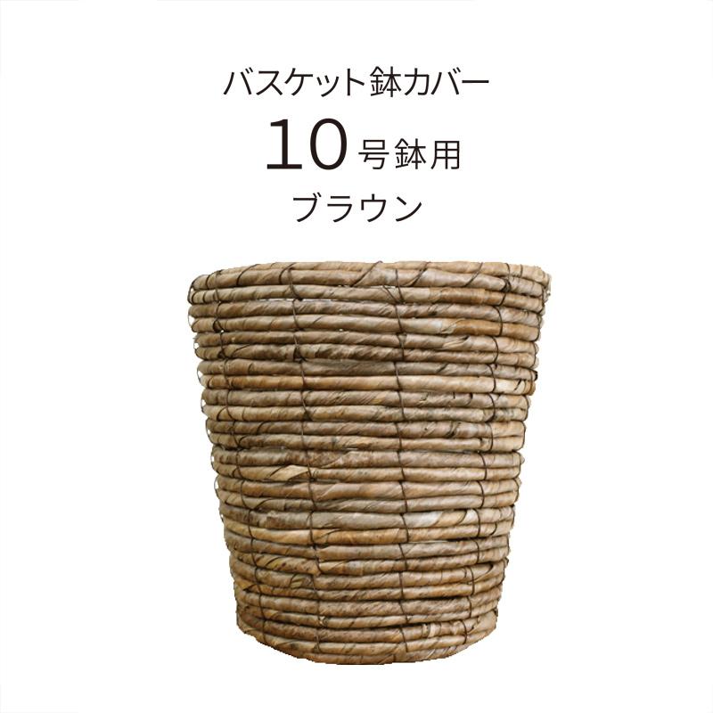 楽天市場】鉢カバー 10号 10号鉢がすっぽり 手編みバスケット 送料無料