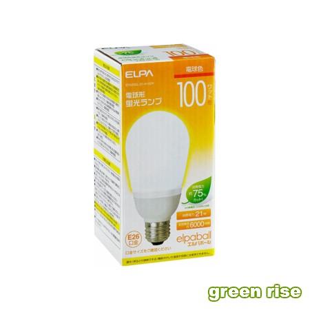 ELPA（エルパ） 電球形蛍光ランプ40W形 【ELPA（朝日電器） EFA10EL/7